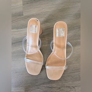 Dolce Vita Clear Strap Heels